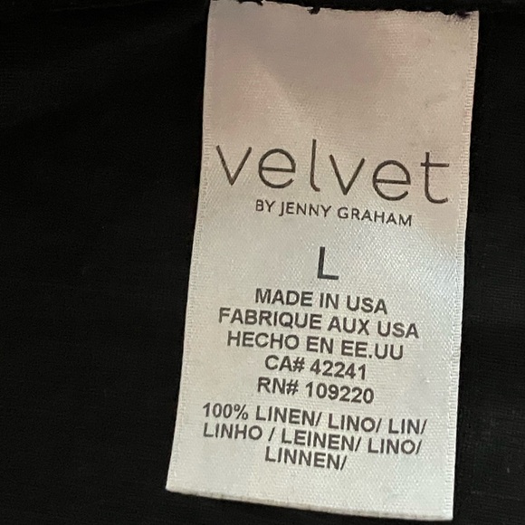 Velvet by Jenny Graham Mulholland Linen Shirt ❤️❤️❤️ - Picture 3 of 6